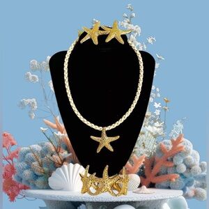 Starfish Jewelry Set & Bracelet